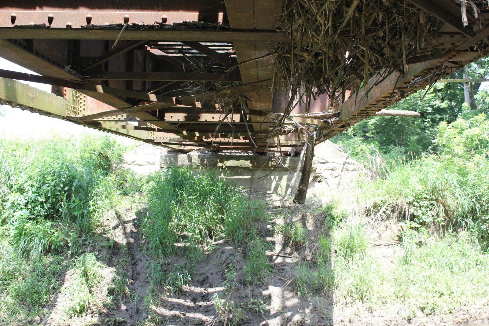Under bridge